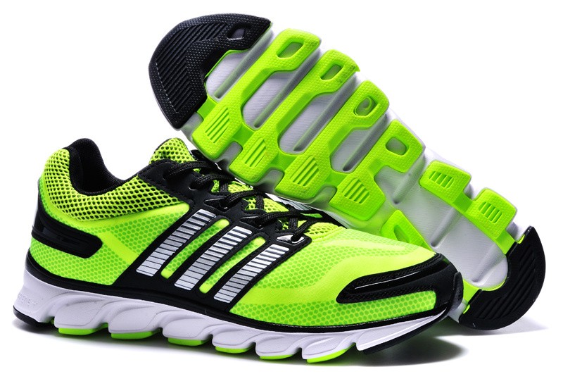Adidas originals SpringBlade Mens shoes -Black/Fluorescent green